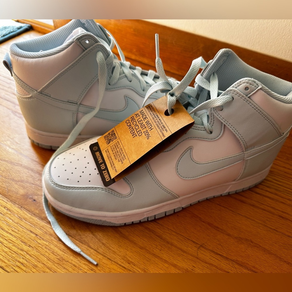 Nike Dunk Next Nature High Glacier Blue Women's Size 10.5 Mens Size 8.5 NWT